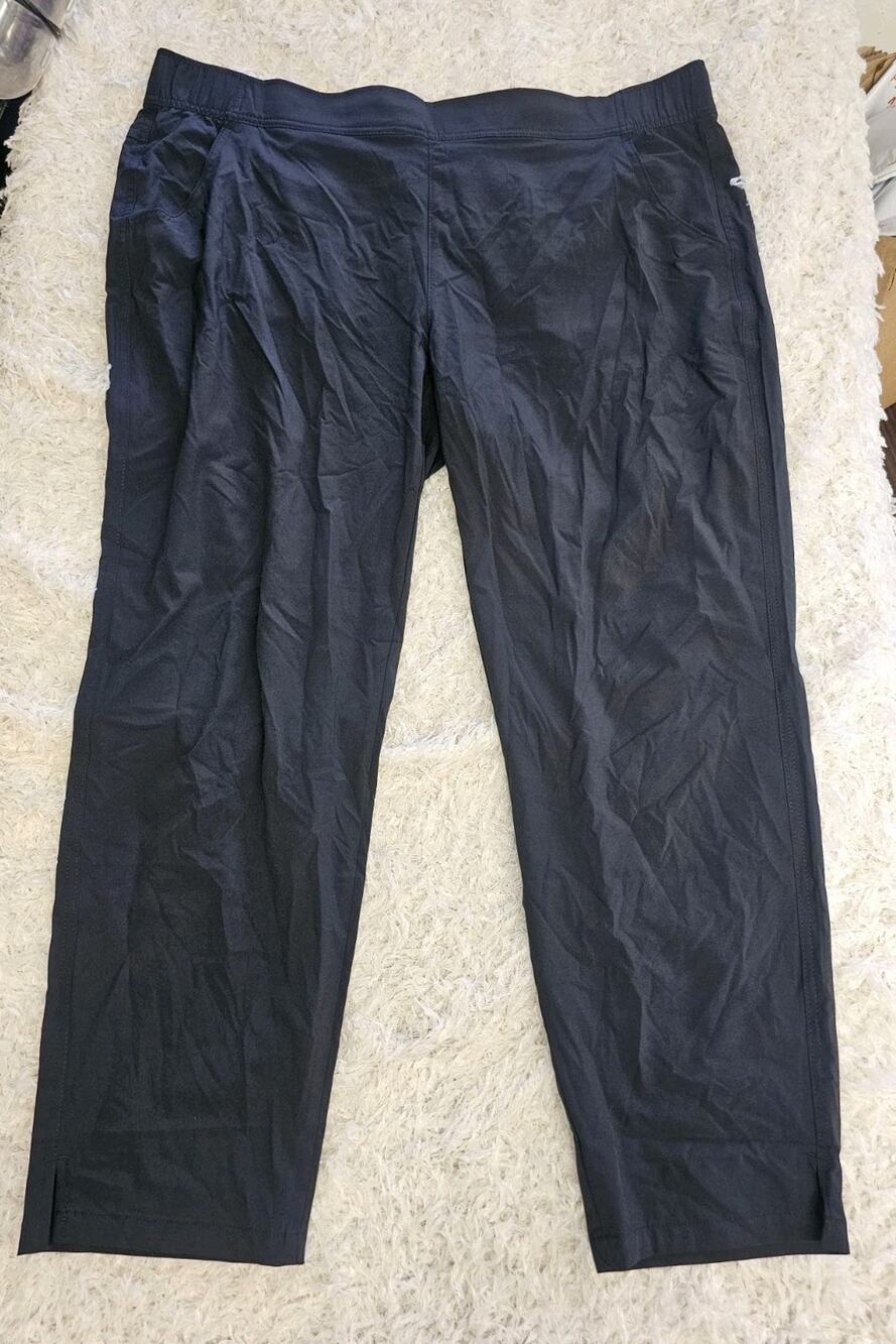 Eddie Bauer Womens XL Traveler Ankle Pants Pull On Stretch Hiking Outdoor NWOT